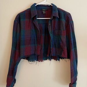 Forever21 size S Cropped Flannel
